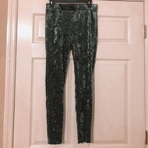Velvet leggings